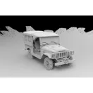AK Interactive FJ43 SUV with Soft top IDF & LAF (AK35004)
