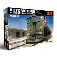   AK Interactive AUTOMOTORE FS 206/207/208 SOGLIOLA RAIL SHUNTER 1/35 1:35 (AK35009)