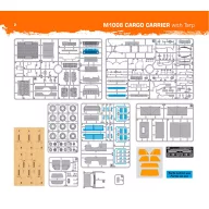AK Interactive M1008 TROOP CARRIER WITH TARP 1:35 (AK35031)