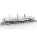 AK Interactive GERMAN RAILWAY SCHWERER PLATTFORMWAGEN TYME SSYS 1/35 1:35 (AK35501)