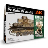   AK Interactive PZKPFWIV AUSFD AFRIKA KORPS+DAK PANZERFAHRER 1/35 1:35 (AK35504-A)