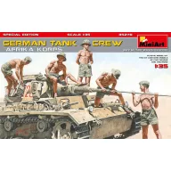   AK Interactive PZKPFWIV AUSFD AFRIKA KORPS +5 FIGURES GERMAN TANK CREW AFRIKA KORPS 1/35 1:35 (AK35504-B)