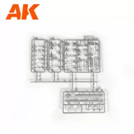   AK Interactive PZKPFWIV AUSFD AFRIKA KORPS +5 FIGURES GERMAN TANK CREW AFRIKA KORPS 1/35 1:35 (AK35504-B)