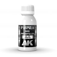 AK Interactive WHITE PRIMER AND MICROFILLER 100 ml (AK759)