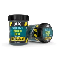   AK Interactive WATER GEL PACIFIC BLUE - 250ml (Acrylic) (AK8004)