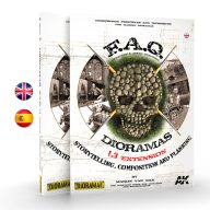   AK Interactive DIORAMAS FAQ 13 EXTENSION Historia, Composición y Planificación - Spanish (AK8151)