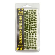 AK Interactive DARK GREEN TUFTS 2MM (AK8275)