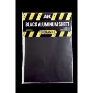   AK Interactive BLACK ALUMINIUM SHEET 150UM 200x250mm (AK8314)