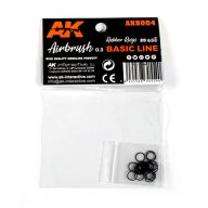   AK Interactive Rubber Rings - 20 units (Airbrush Basic Line 0,3) (AK9004)