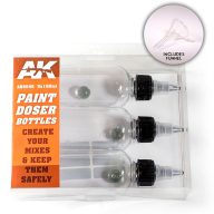 AK Interactive Paint Doser Bottles 3x100 ml (AK9048)