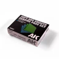   AK Interactive Soft and Smooth Sponge Sandpaper SET 4 units (AK9327)