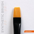AK Interactive AK SYNTHETIC BRUSH - FLAT 4 (AKB003)