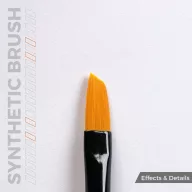 AK Interactive AK SYNTHETIC BRUSH - ANGULAR (AKB010)