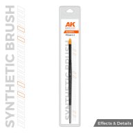 AK Interactive AK SYNTHETIC BRUSH - FILBERT 2 (AKB014)