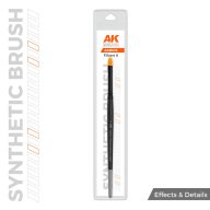 AK Interactive AK SYNTHETIC BRUSH - FILBERT 6 (AKB016)