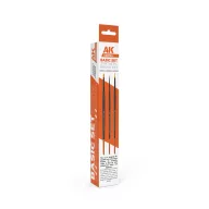 AK Interactive BASIC BRUSHES SET (3 brushes) (AKB104)