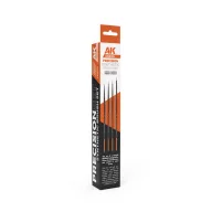 AK Interactive PRECISION BRUSHES SET (4 brushes) (AKB105)