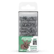   AK Interactive GRASS TUFTS - BASING BITS 22 pieces (AKBIT0001)