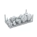 AK Interactive ROCKS & TORS - BASING BITS 12 pieces (AKBIT0003)