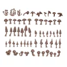 AK Interactive FOREST MUSHROOMS - BASING BITS 63 pieces (AKBIT0005)