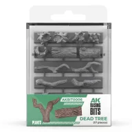   AK Interactive DEAD TREE BASING - BASING BITS 17 pieces (AKBIT0006)
