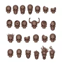 AK Interactive SKULLS - BASING BITS 72 pieces (AKBIT0009)