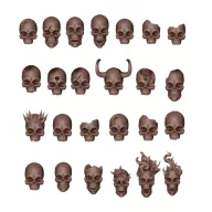 AK Interactive SKULLS - BASING BITS 72 pieces (AKBIT0009)
