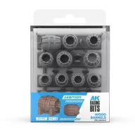   AK Interactive WOOD BARRELS - BASING BITS 32 pieces (AKBIT0011)