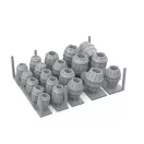 AK Interactive WOOD BARRELS - BASING BITS 32 pieces (AKBIT0011)