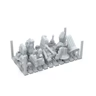   AK Interactive VILLAGE RUINS - BASING BITS 12 pieces (AKBIT0012)