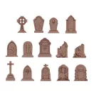 AK Interactive TUMBSTONES - BASING BITS 14 pieces (AKBIT0021)