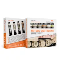   AK Interactive NATURE WEATHERING EFFECTS SET - AK GOUACHES (AKG26)
