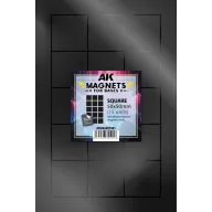   AK Interactive SQUARE/CUADRADO 50 X 50 - 15 unid (AKMAGNET005)