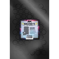 AK Interactive ROUND/REDONDO 25 Ø - 55 unid (AKMAGNET006)