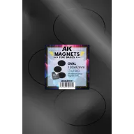 AK Interactive OVAL 120 X 92 - 3 unid (AKMAGNET021)