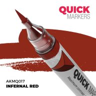 AK Interactive INFERNAL RED QUICK MARKERS (AKMQ017)