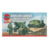   Airfix Bren Gun Carrier& 6 pdr AT Gun,Vintage Classics 1:76 (A01309V)