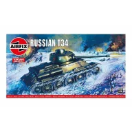   Airfix Russian T-34 Medium Tank,Vintage Classic 1:76 (A01316V)