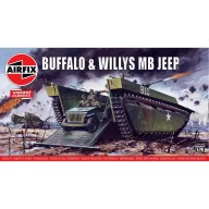 Airfix Buffalo Amphibian LVT & Jeep 1:76 (A02302V)