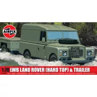 Airfix LWB Land Rover (Hard Top) & Trailer 1:76 (A02324)