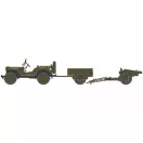 Airfix Willys Jeep, Trailer & 6PDR Gun 1:72 (A02339)