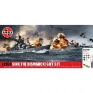 Airfix Sink The Bismarck! Gift Set 1:1200 (A50120)