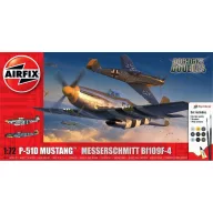   Airfix P-51D Mustang vs Bf109F-4 Dogfight Double 1:72 (A50193)