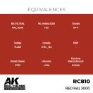 AK Interactive Red RAL 3000 Real Color 17 ml (RC810)