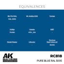 AK Interactive Pure Blue RAL 5005 Real Color 17 ml (RC818)