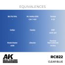 AK Interactive Clear Blue Real Color 17 ml (RC822)