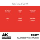 AK Interactive Fluorescent Red RAL 3026 Real Color 17 ml (RC837)