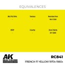 AK Interactive French F1 Yellow 1970s-1980s 17ml (RC841)