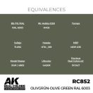 AK Interactive Olivgrün-Olive Green RAL 6003 Real Color 17 ml (RC852)