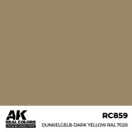   AK Interactive Dunkelgelb-Dark Yellow RAL 7028 Real Color 17 ml (RC859)